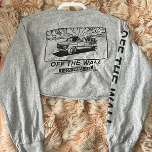 Vans long sleeve crop